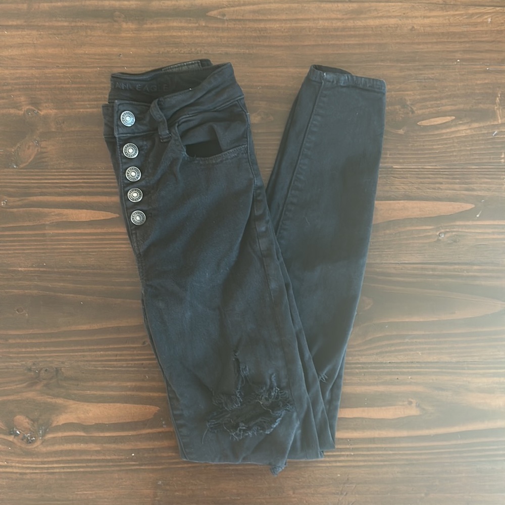 American Eagle Super Hi-Rise Jegging Size 0 Regular